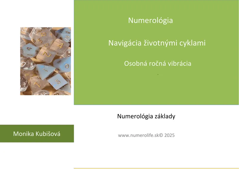 Titulná strana e-booku Navigácia osobnou ročnou vibráciou na zelenom podklade